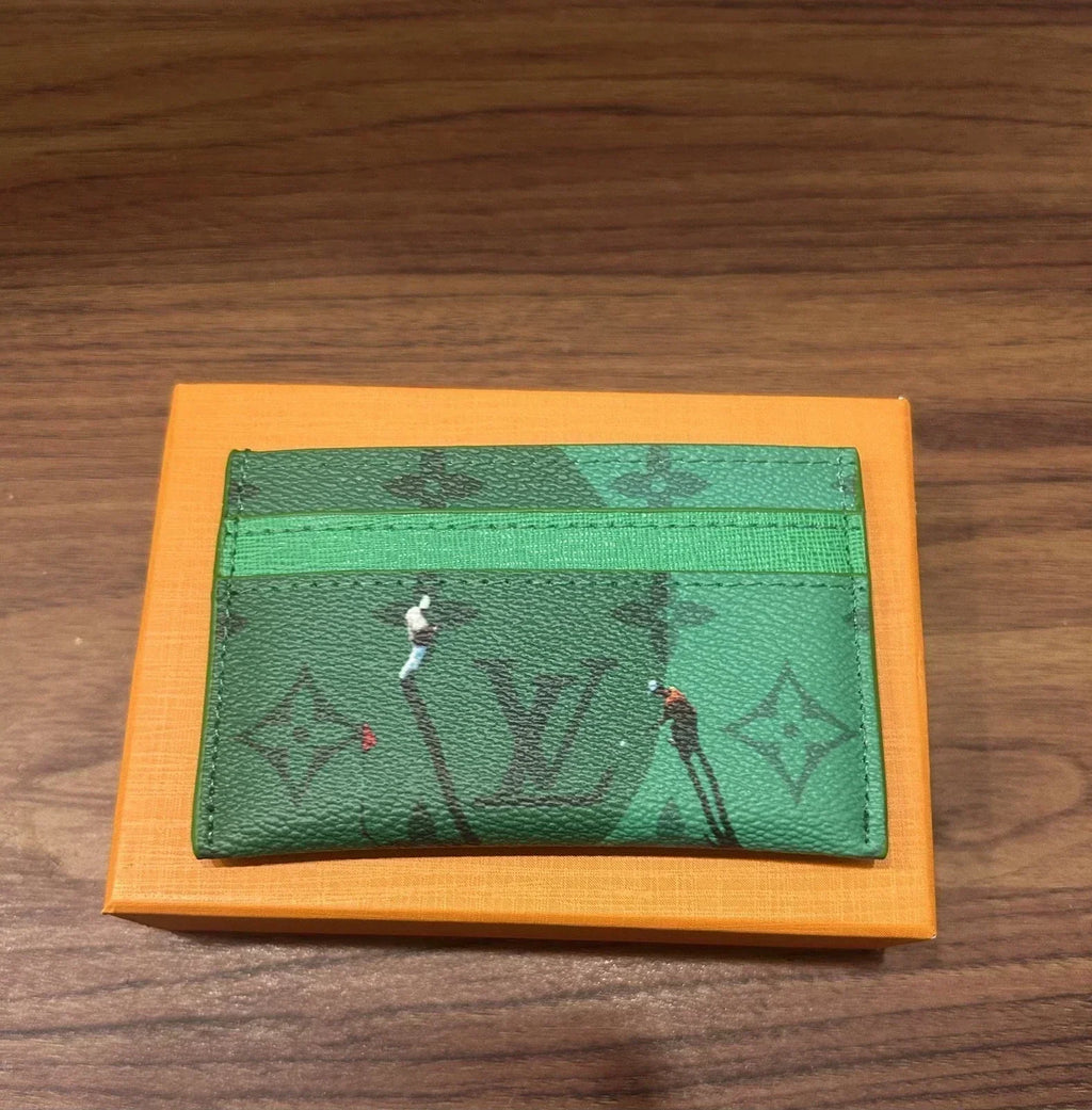 Louis Vuitton Golf Green Card Holder – Luxury Leather Card Wallet