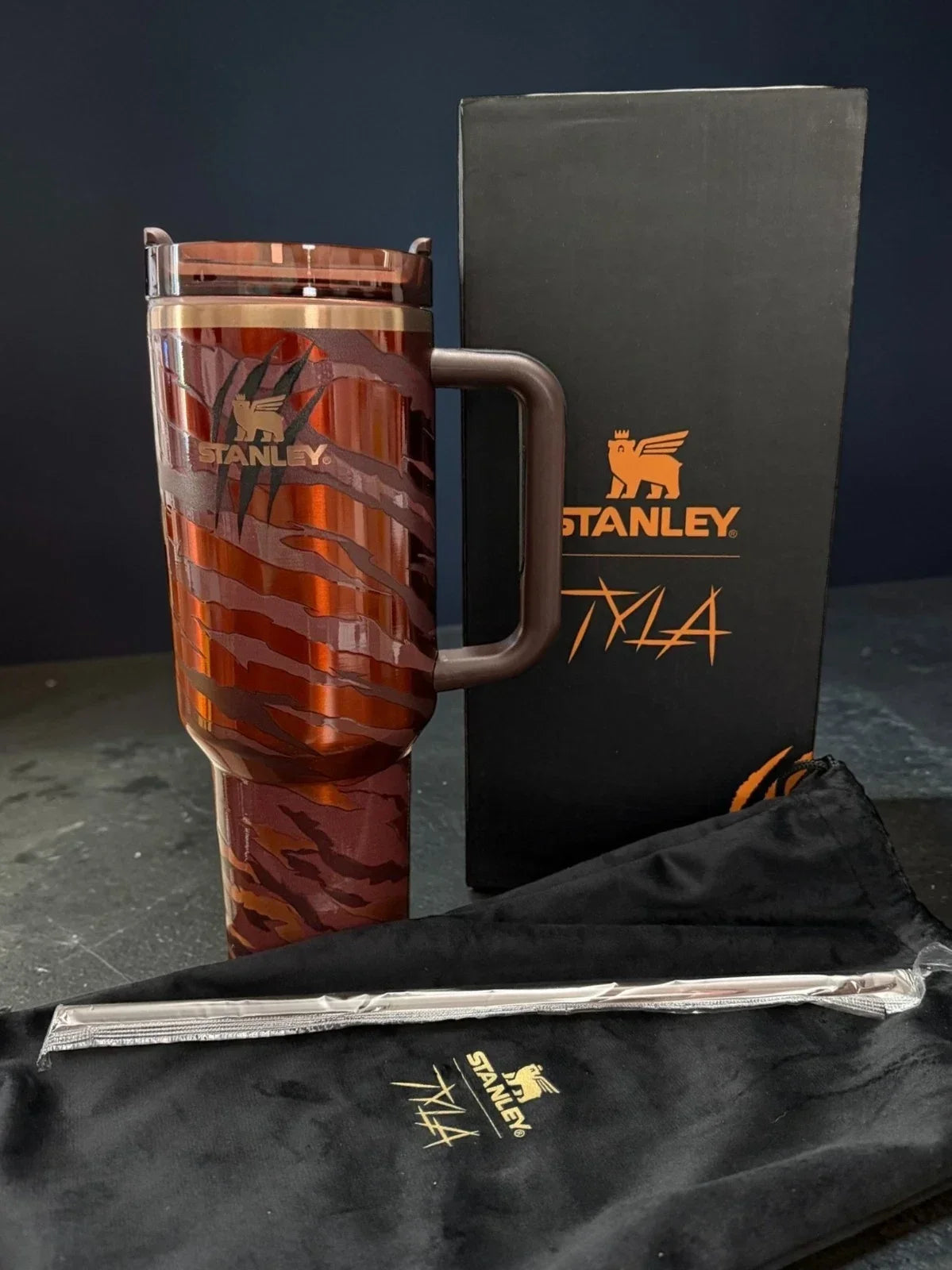 Stanley x TYLA Tyla Tyger Quencher H2.0 40 oz Tumbler