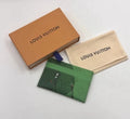 Louis Vuitton Golf Green Card Holder – Luxury Leather Card Wallet